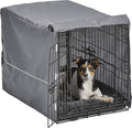 Double Door 30 in Dog Crate Kit - Includes Bed & Waterproof Cover