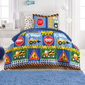 dream FACTORY Kids 5-Piece Comforter Set Twin - Under Construction