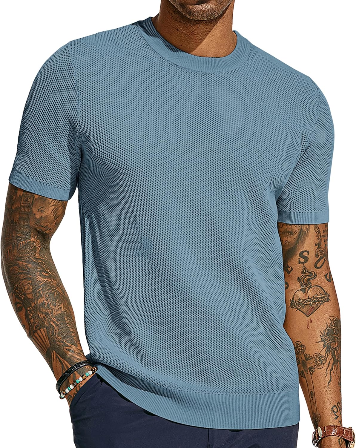 PJ PAUL JONES Men's Casual Knit Short Sleeve T-Shirts Review