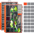 RUNCL Fishing Tackle Box 3700 - 360 Waterproof Tackle Trays (2 Pack)