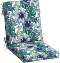 20 in x 20 in Outdoor Dining Chair Cushion - Salome Tropical Pattern