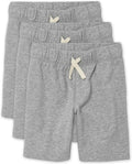 French Terry Casual Shorts 3-Pack - Soft Everyday Lounge Shorts