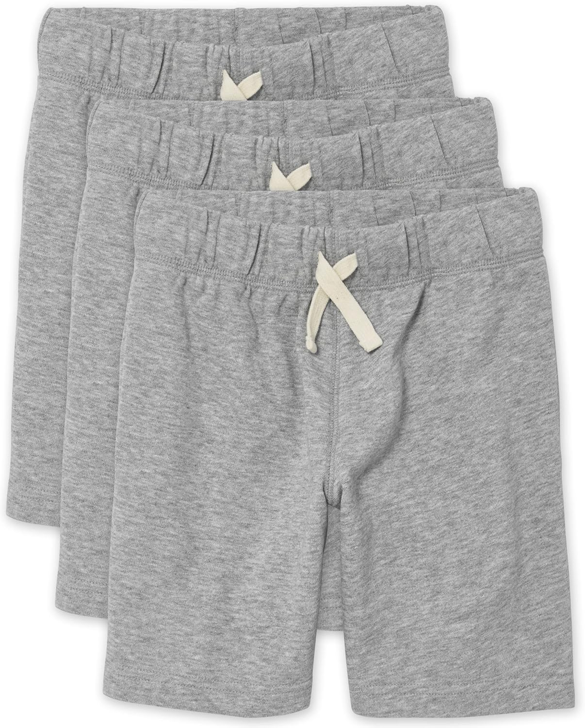 French Terry Casual Shorts for Kids - Comfy 3-Pack Set