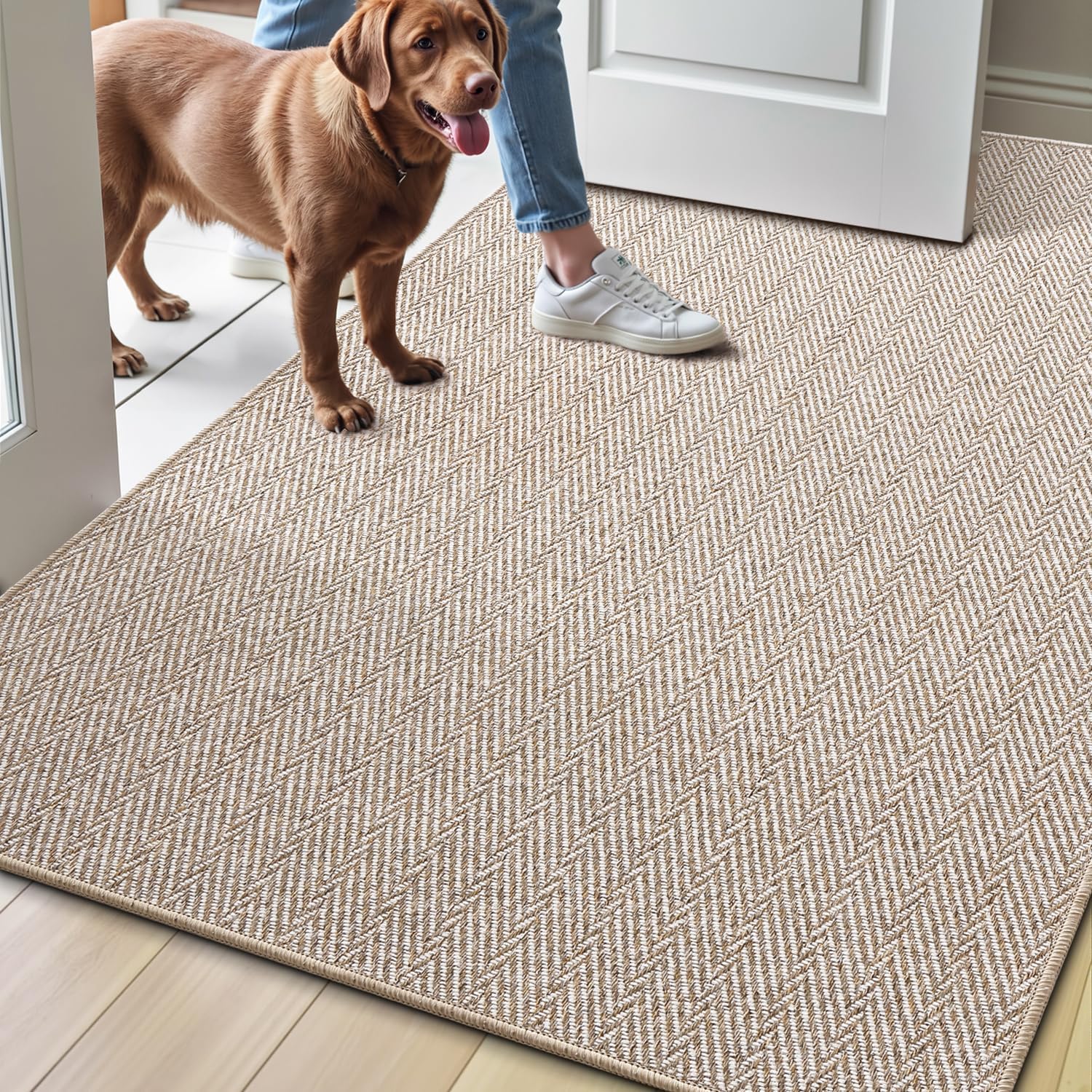 LUMI Ultra Thin Indoor Door Mat - Non Slip Low Profile Design