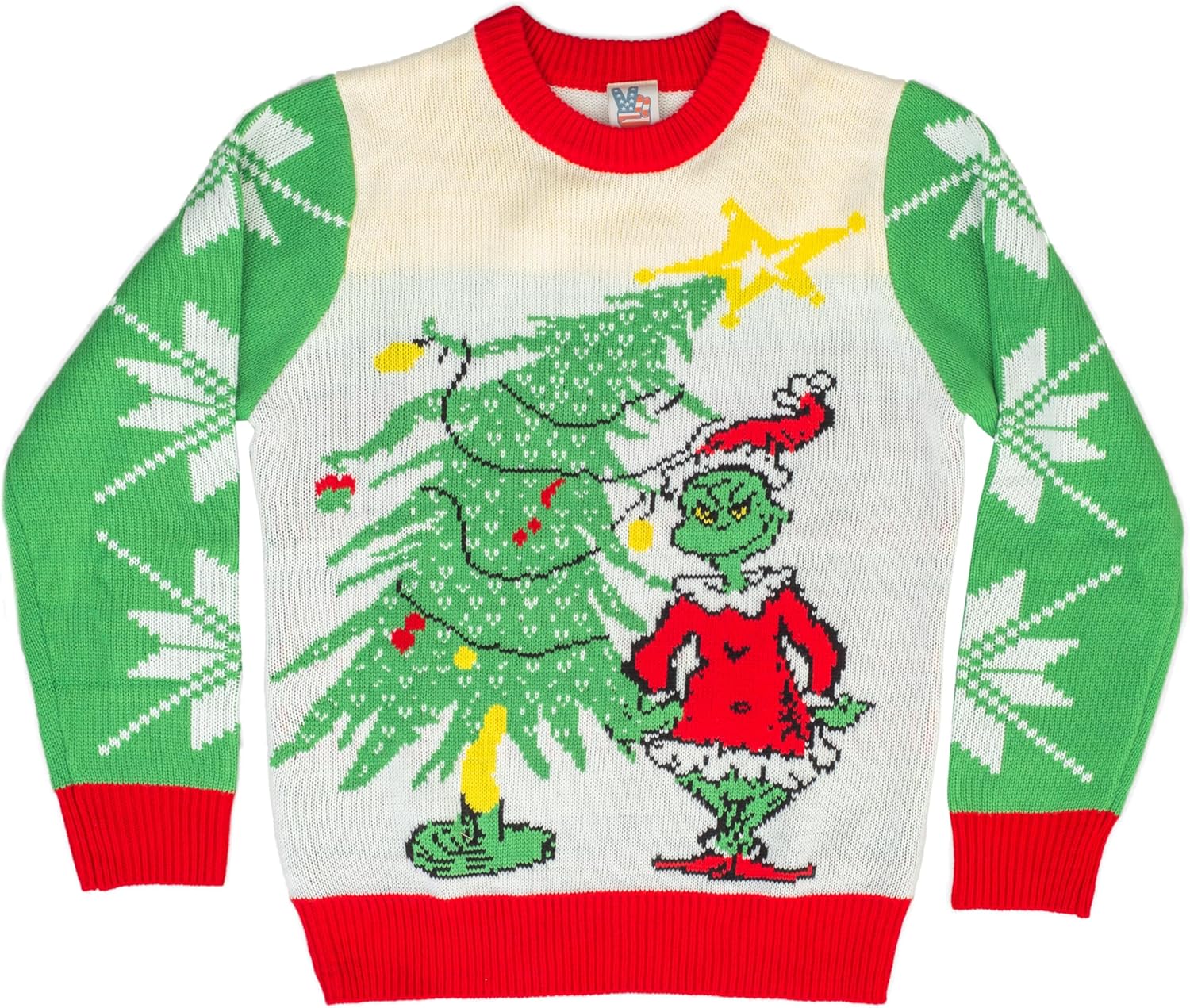 Grinch Santa Ugly Christmas Sweater