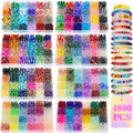 XSEINO 192 Colors Glass Beads Bracelet Making Kit for Crafts