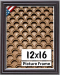 Coffee Brown 12x16 Picture Frame.75 in Wide - Classic Dark Brown Frame