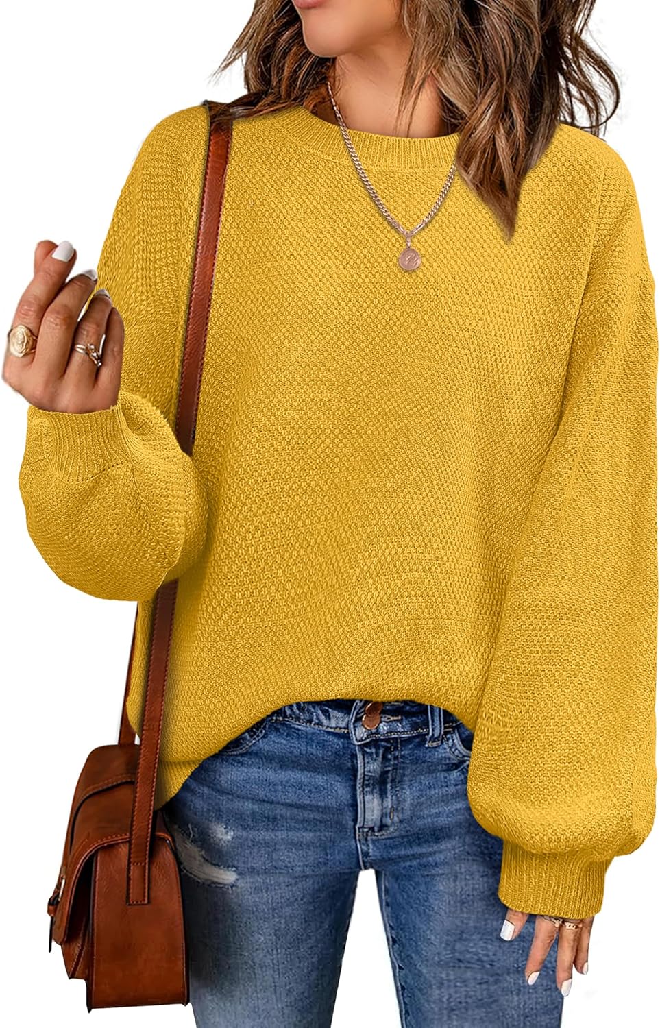 NIeyook Women's Oversized Sweaters for Trendy Fall Fashion