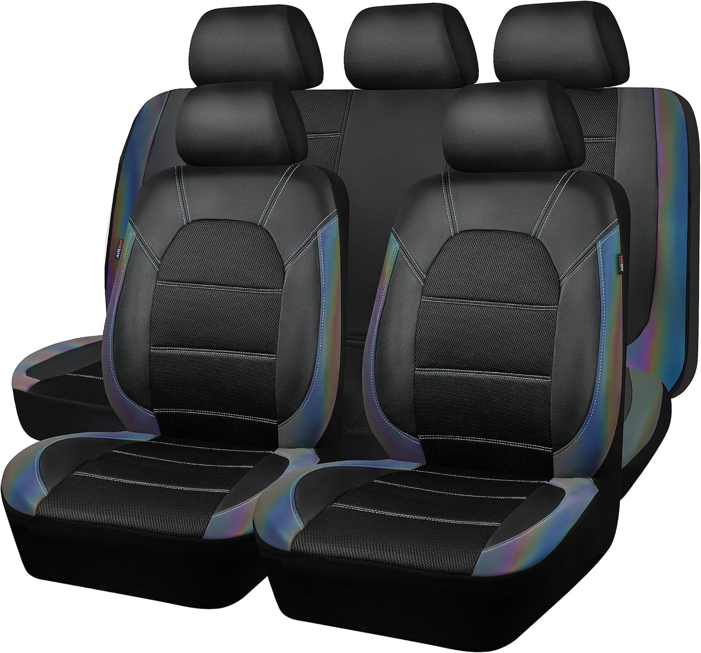 CAR PASS Leather Seat Covers for SUVs, Trucks, and Vans