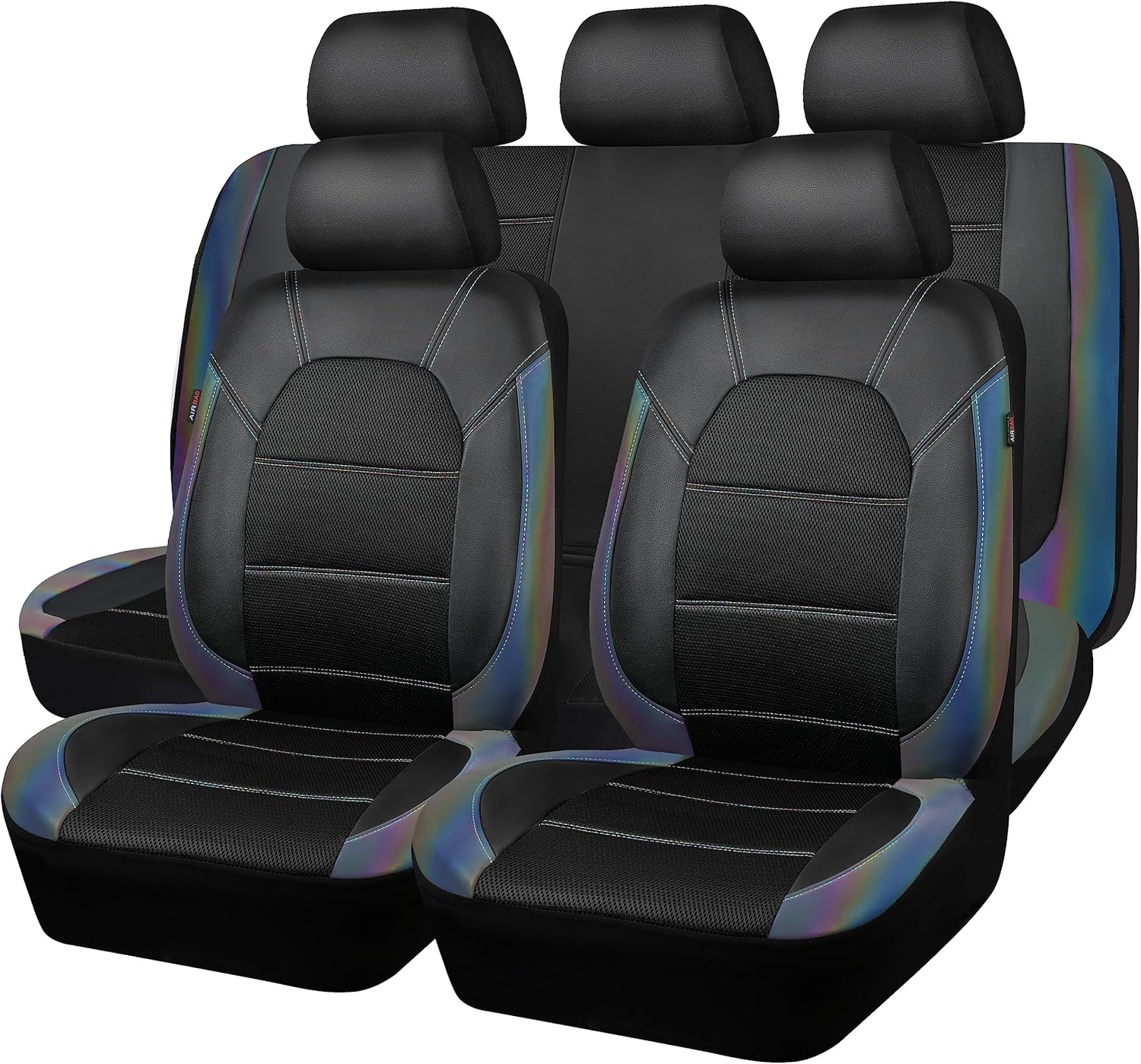CAR PASS Leather Seat Covers for SUVs, Trucks, and Vans