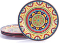 Bico Tunisian Dinner Plates Set of 4, 11 Inch Ceramic Plates