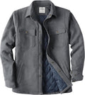 Dubinik Mens Shacket Lightweight Flannel Jacket - Cozy Lined Overshirt