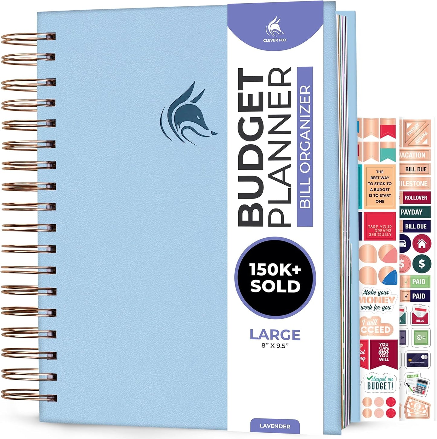 Clever Fox Budget Planner & Monthly Bill Organizer for Finances