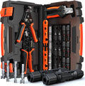 Solar Connector Crimping Tool Kit - Complete 14-10 AWG Toolbox