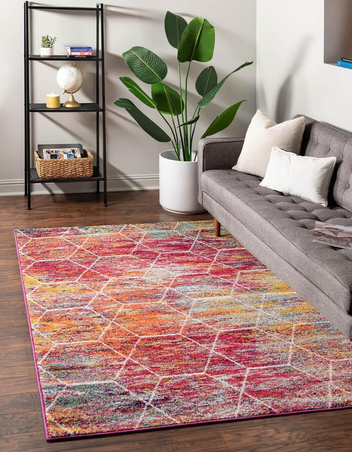 Unique Loom Trellis Frieze Collection Area Rug for Any Room