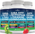 GABA 5-HTP L-Theanine Blend 270 Count - All-In-One Cortisol Support