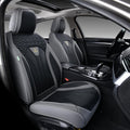 FLORICH Seat Covers for Cars - Waterproof Leather Cushion Protectors