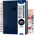 Budget Planner & Monthly Bill Organizer 8x9.5 in Dark Blue