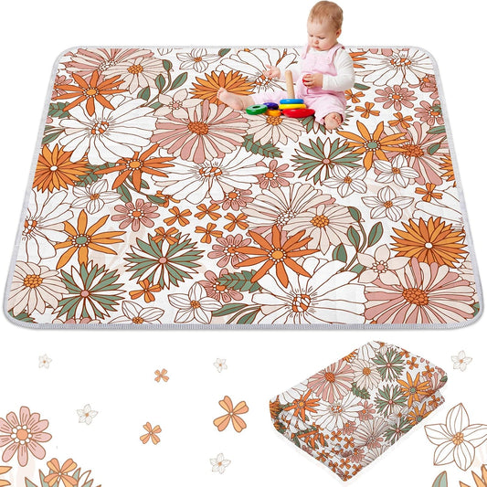 Wesiti Portable Baby Play Mat - Non Slip & Washable
