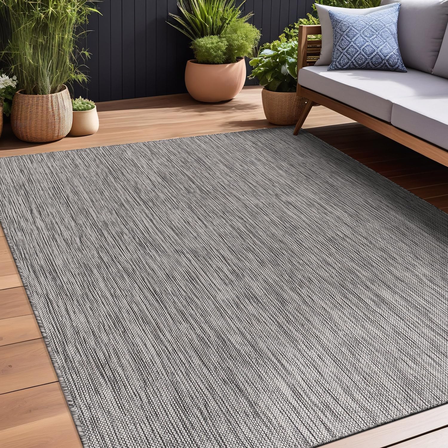 Beverly Rug Indoor Outdoor Rug 5x7 for Modern Spaces