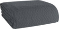 Cotton Bed Blanket Full Queen 90x90 - Breathable All-Season Throw