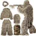 MOPHOTO 5 in 1 Ghillie Suit 3D Camouflage Hunting Suit - Blend