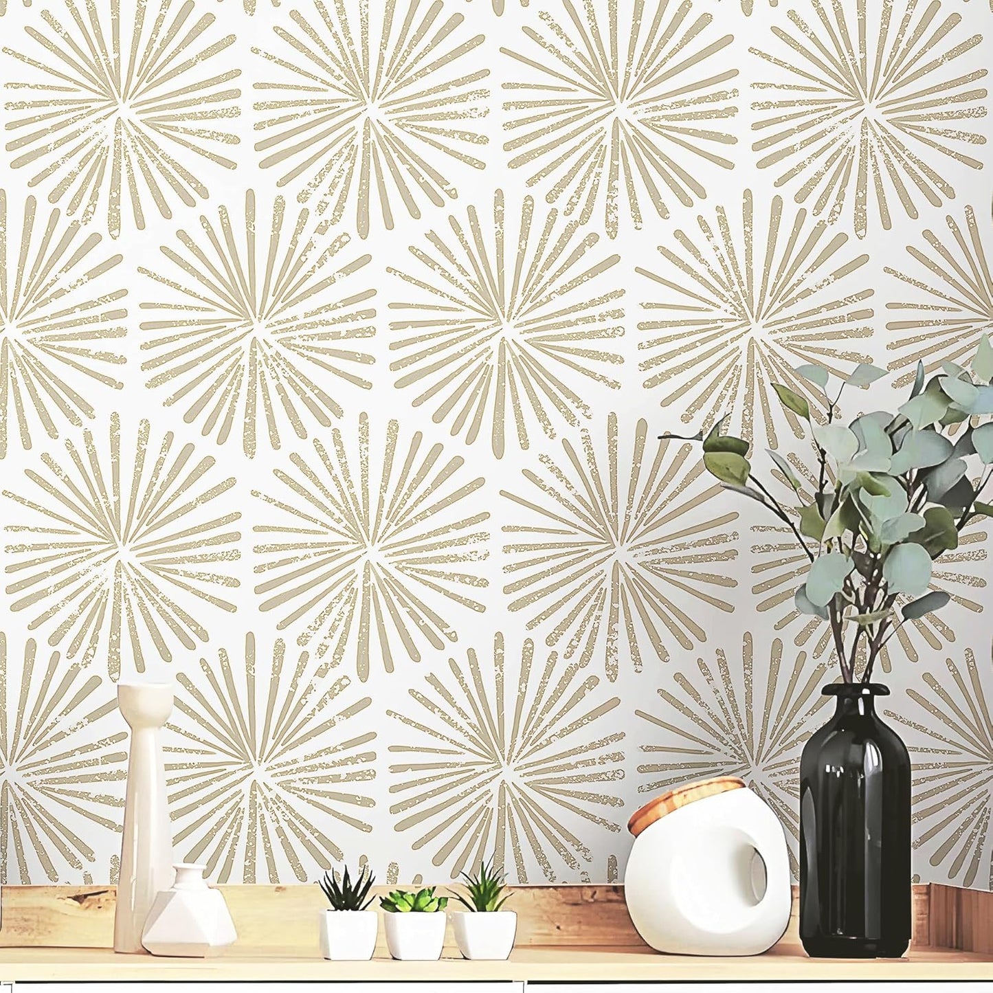 Peel and Stick Wallpaper for Modern Home Decor by Safiyya