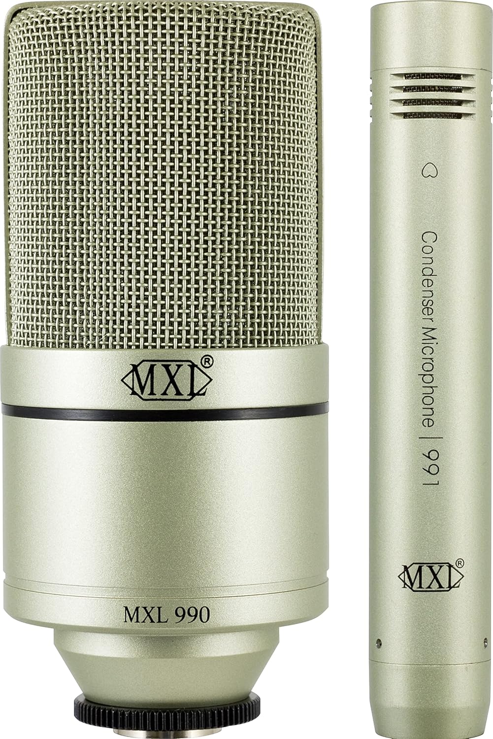 MXL 990/991 Condenser Microphone Bundle for Studio Recording