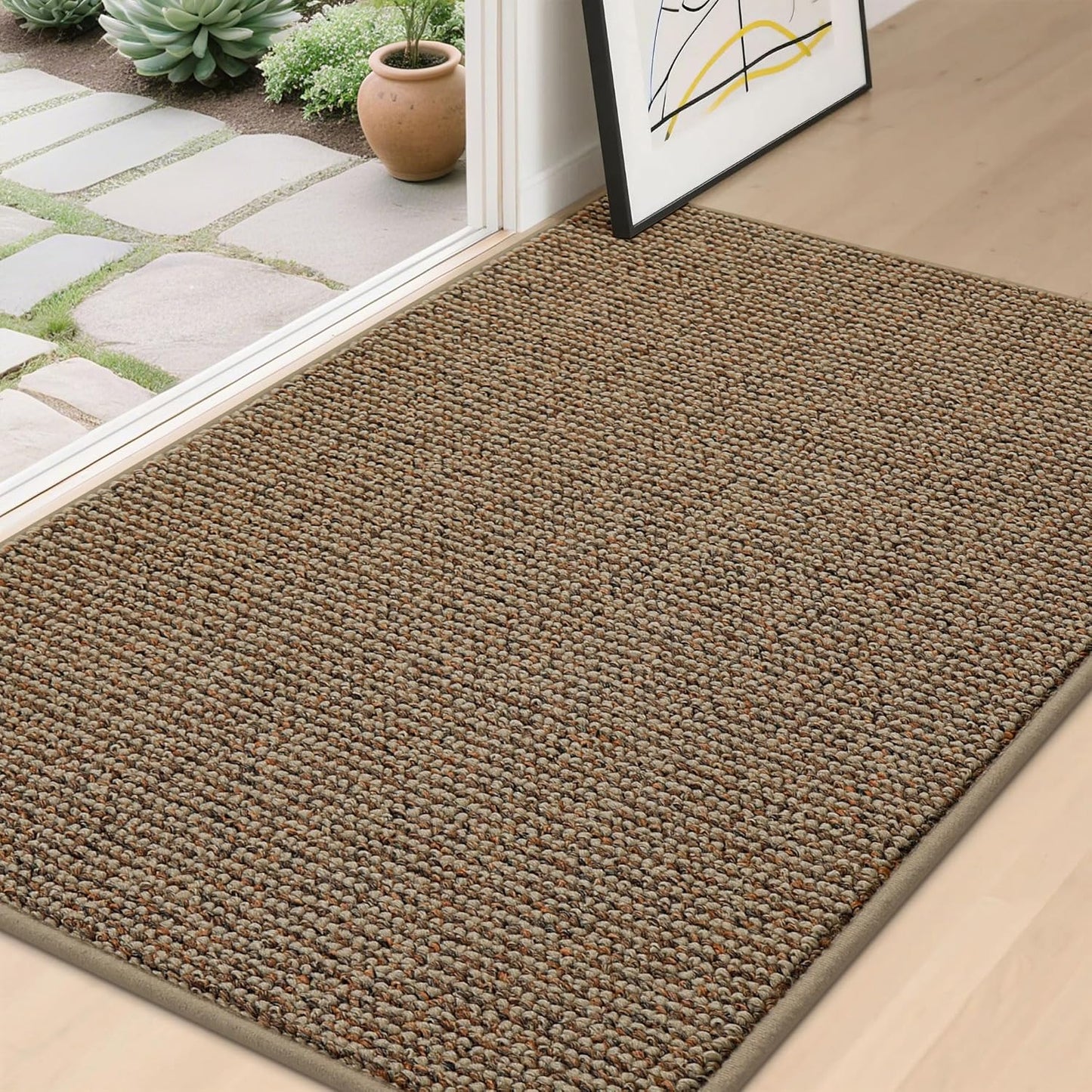 BEQHAUSE Dirt Trapper Door Mat 32in x 48in for Every Home