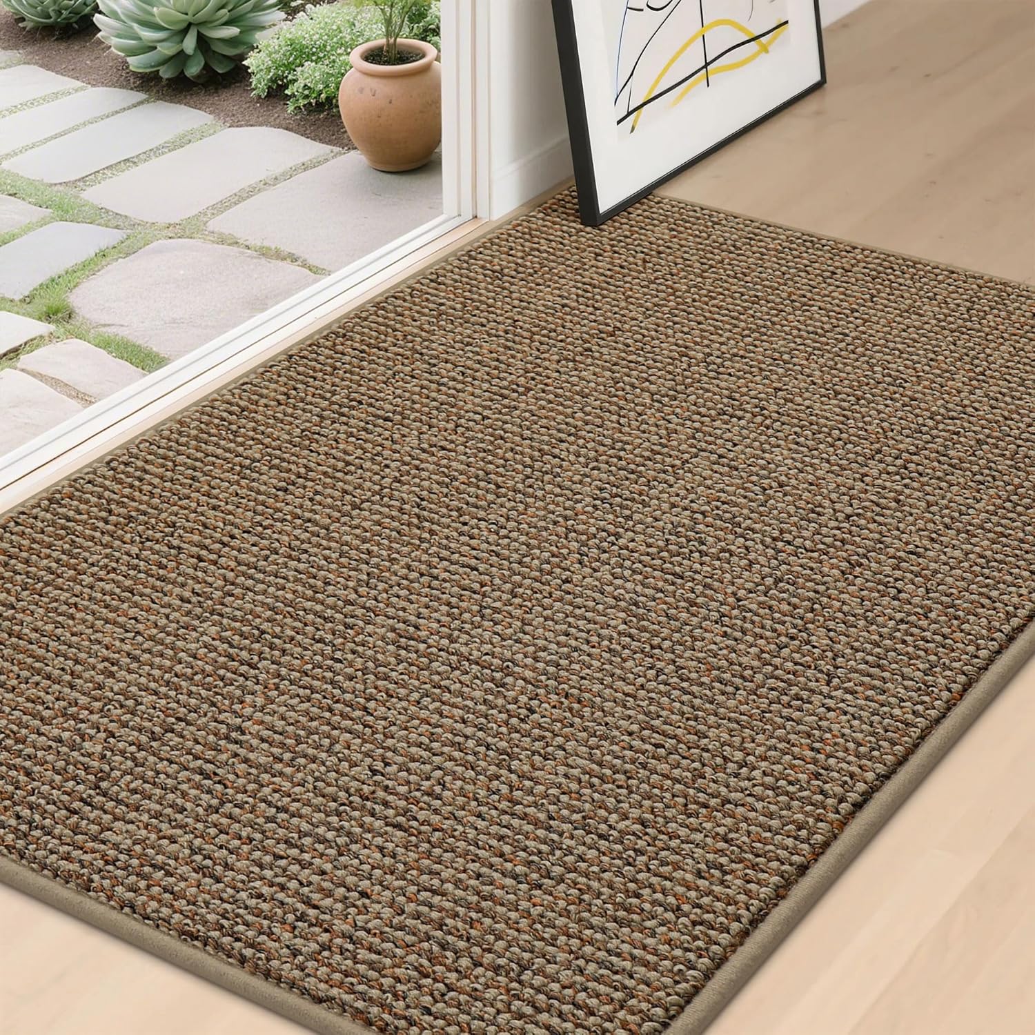 BEQHAUSE Dirt Trapper Door Mat 32in x 48in for Every Home
