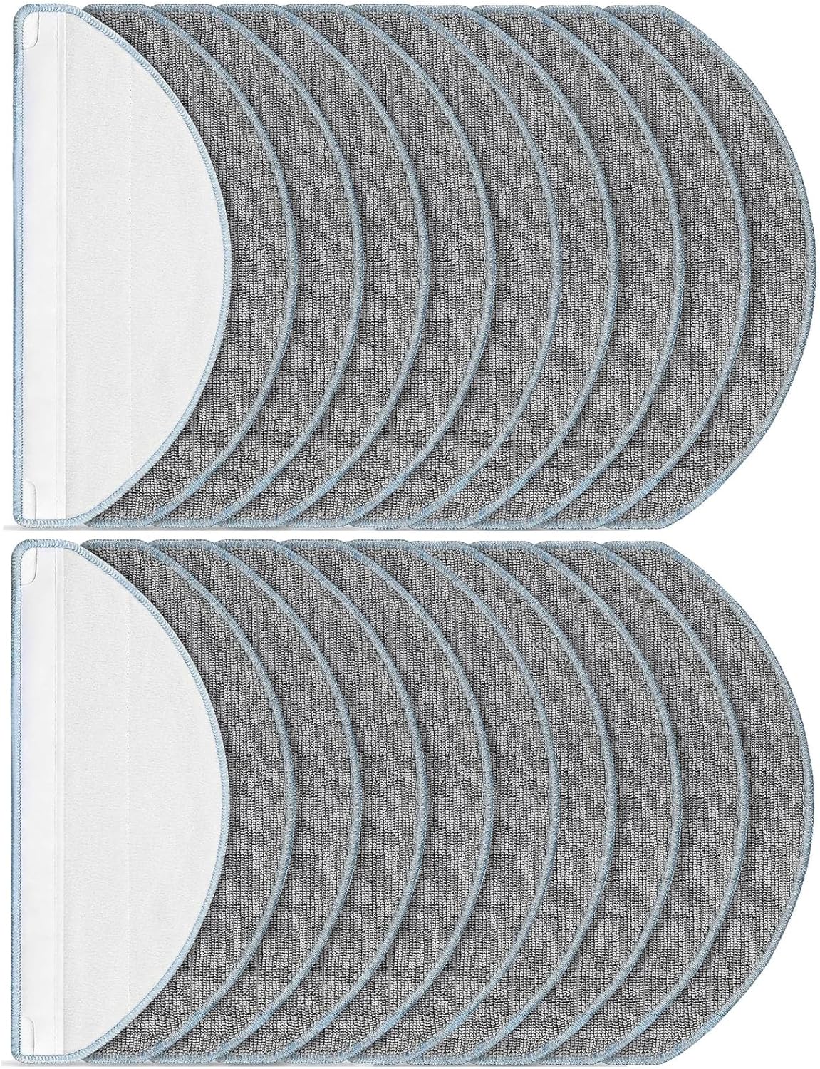 DrAer Microfiber Mop Pads: Washable & Durable - 20-Pack