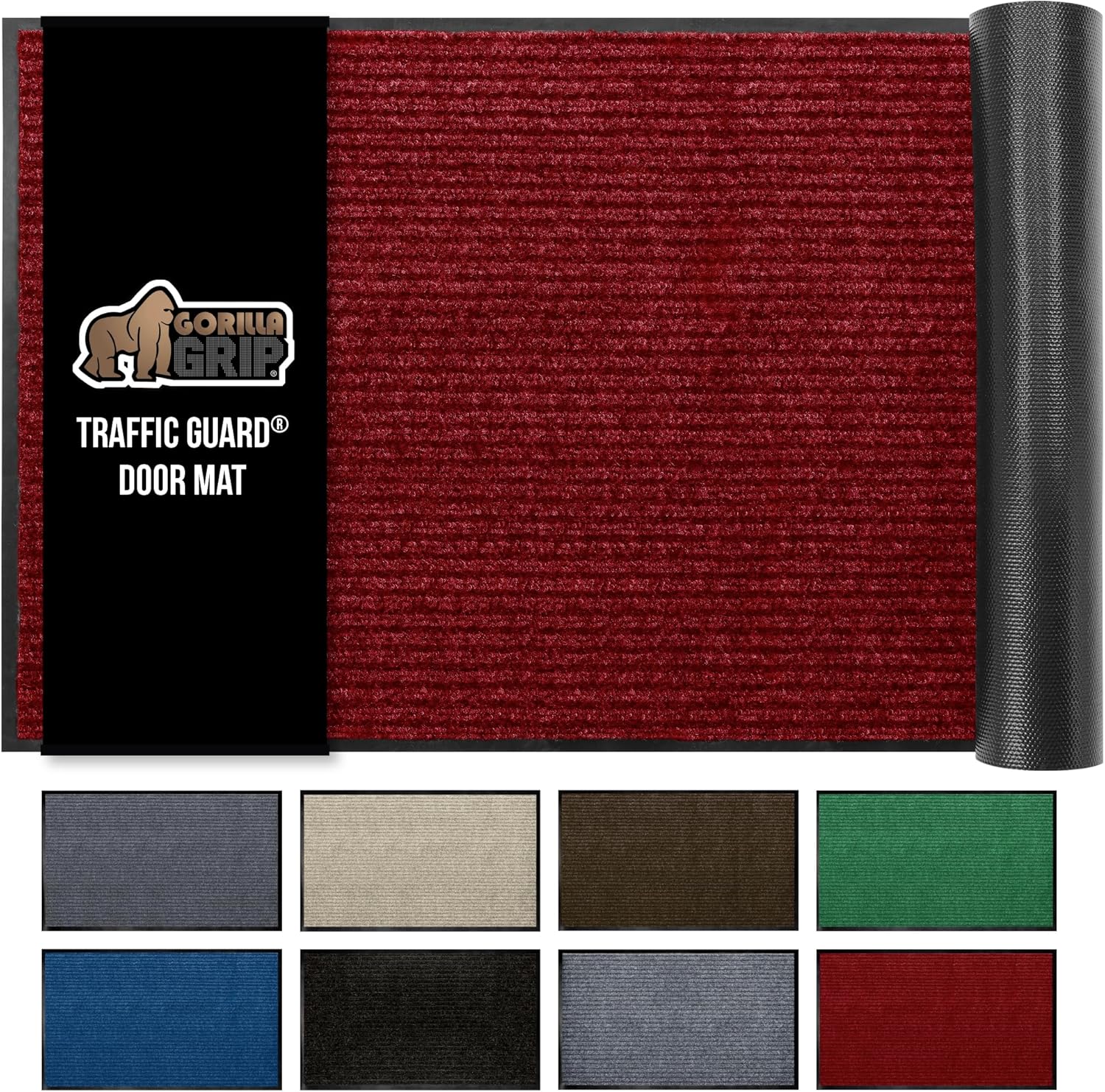 GORILLA GRIP Traffic Guard Door Mat for High Traffic Areas