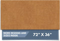 Natural Coco Coir Heavy Duty Doormat 36x72 - Large Non-Slip Welcome