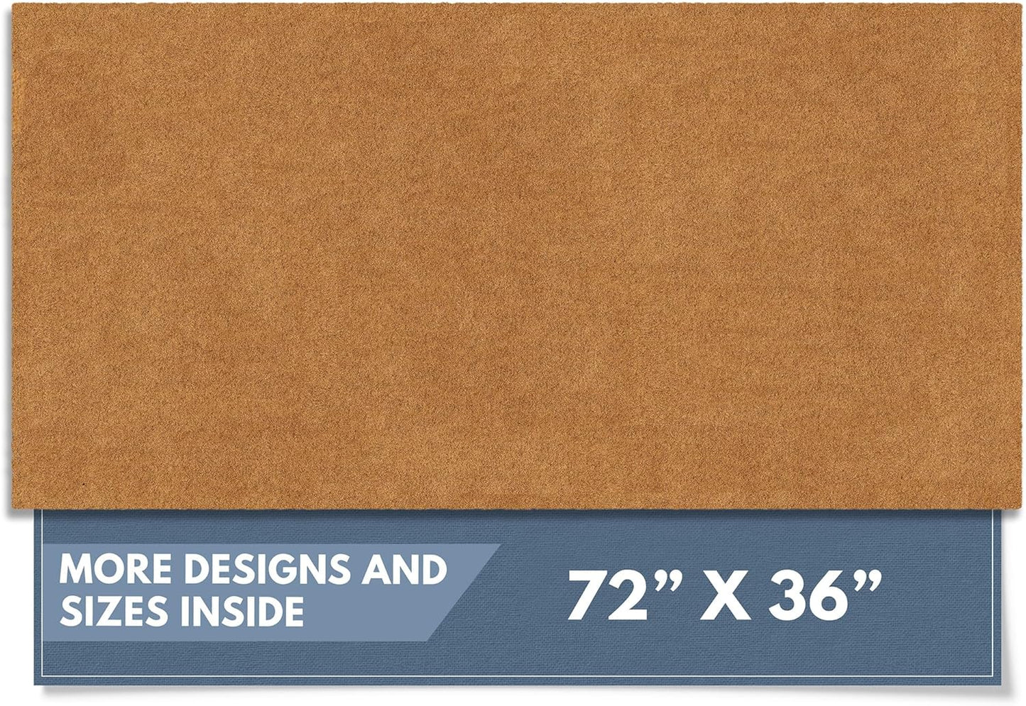 Natural Coco Coir Heavy Duty Backing Doormat for Entryways