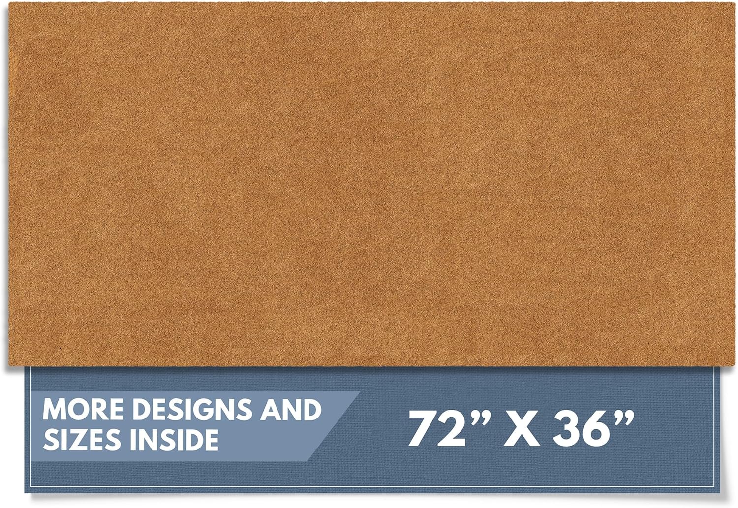 Natural Coco Coir Heavy Duty Backing Doormat for Entryways