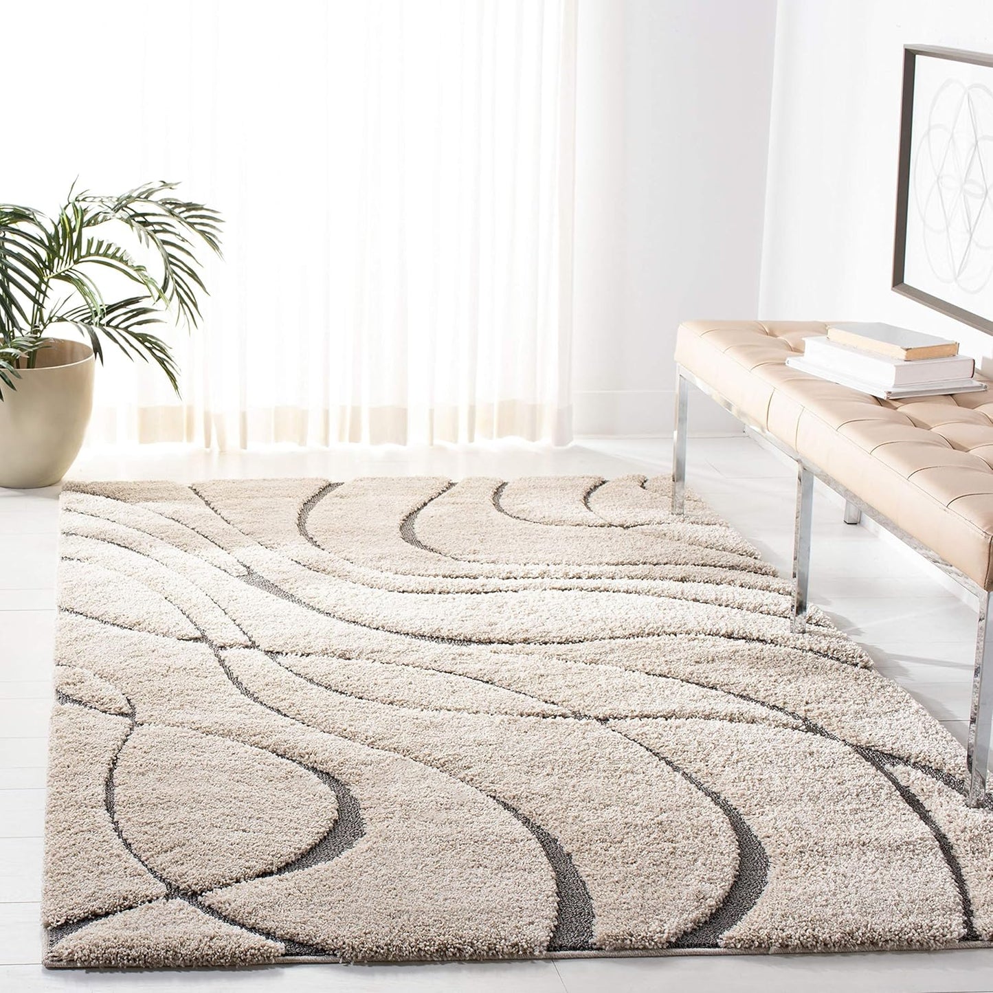 SAFAVIEH Florida Shag Collection Accent Rug - Cozy & Stylish