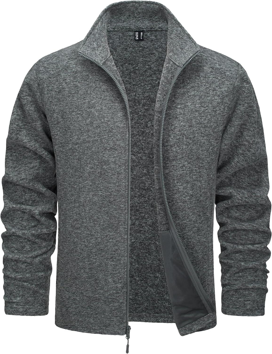 TACVASEN Men's Fleece Jackets Full Zip Lightweight Warm Coats
