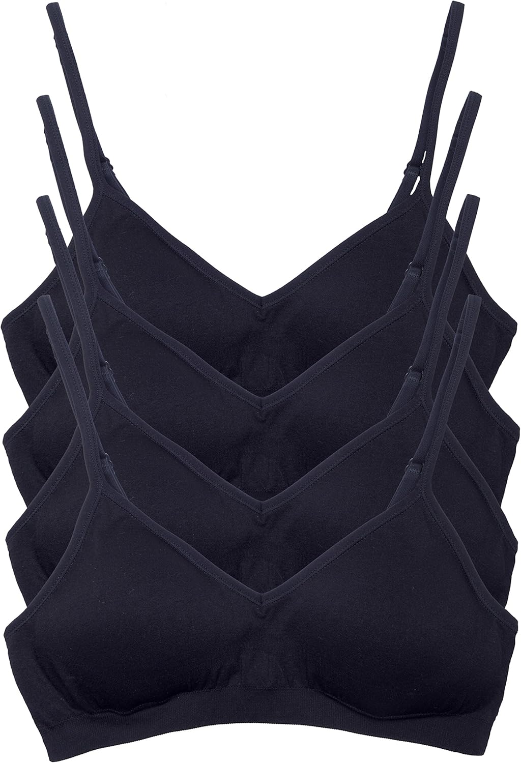 Kalon Womens Demi Padded Bralette 4 Pack for All-Day Comfort