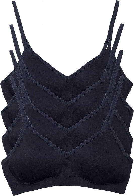 Kalon Womens Demi Padded Bralette 4 Pack for All Day Comfort