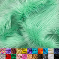 Ice Fabrics Faux Fur Fabric by the Yard - Mint Super Soft 60 in