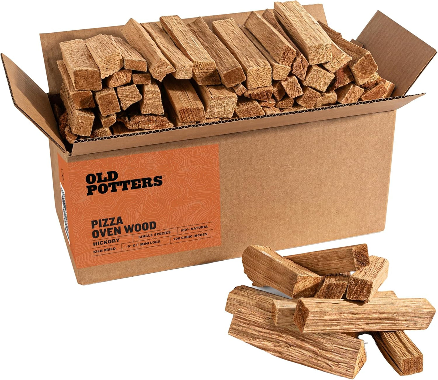 Kiln Dried Mini Pizza Oven Cooking Logs for Grills and Smokers
