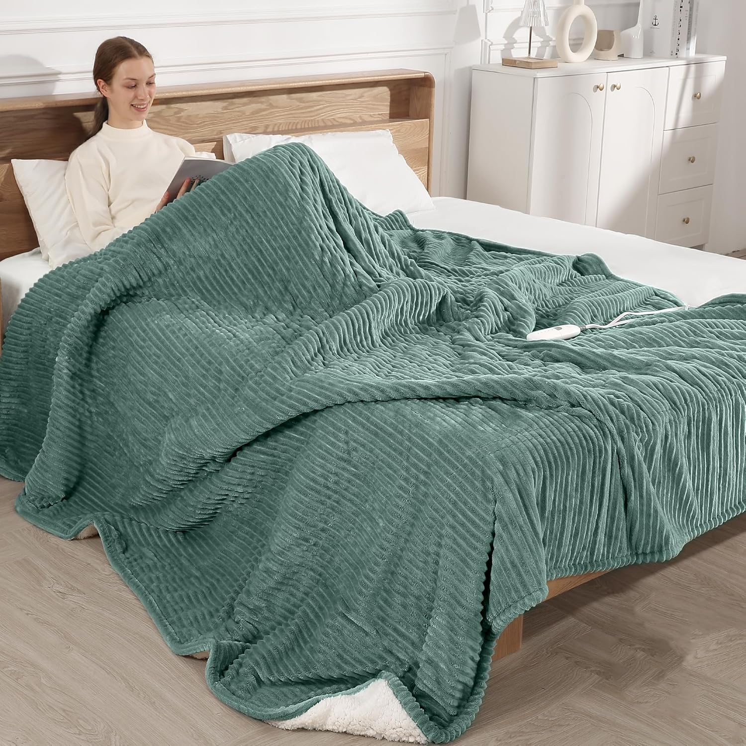 Heated Blanket King Size with Dual Controls for Ultimate Comfort