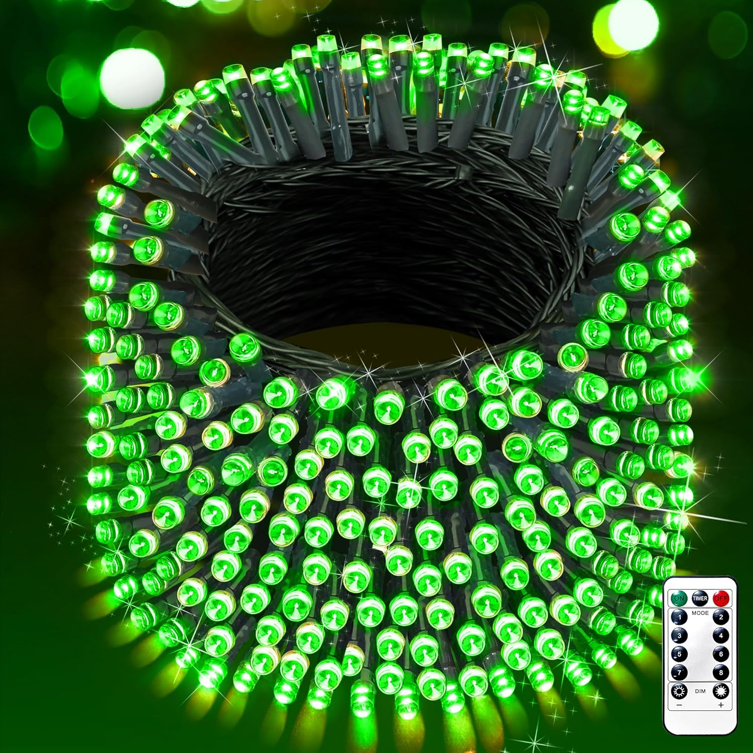 XURISEN 403FT Christmas Lights with 1000 LED Twinkle Decor