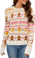 LUBOT Christmas Sweaters Cardigans for Women - Cozy Holiday Pullover