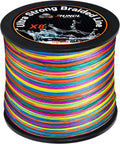 8 Strand Braided Fishing Line 328yds-1093yds - High Visibility Colored