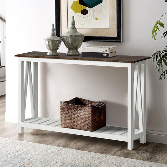 ChooChoo Farmhouse Console Table for Entryway and Living Room