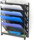 Simple Houseware 6 Tier Wall Mount Letter Tray Organizer - Space
