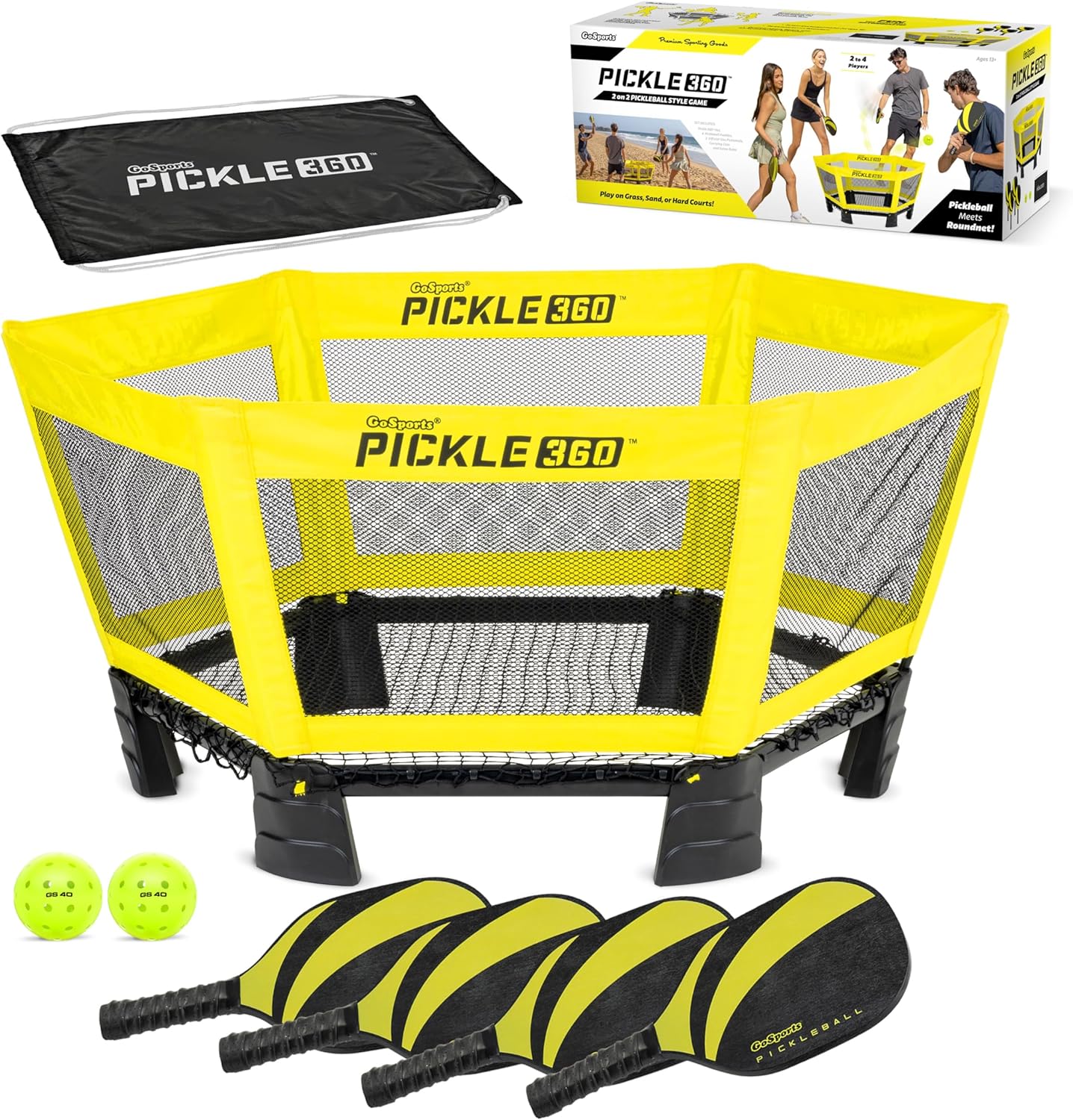 Pickle 360 Game Set for Outdoor Fun Without a Court