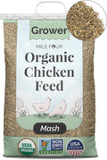 Mile Four Organic Chicken Feed Grower Mash - Corn & Soy Free