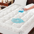 100% Waterproof King Size Mattress Topper - Thick Pillow Top Pad